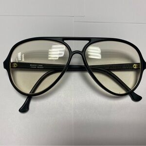 Ray-Ban Black Aviator Sunglasses with Light Tinted Lenses